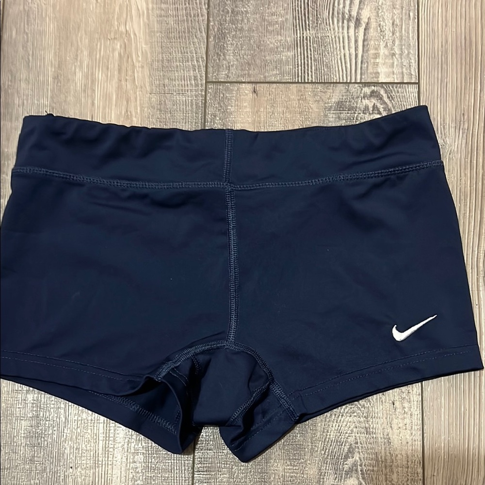 Nike Blue Athletic Shorts Moisture-Wicking Performance